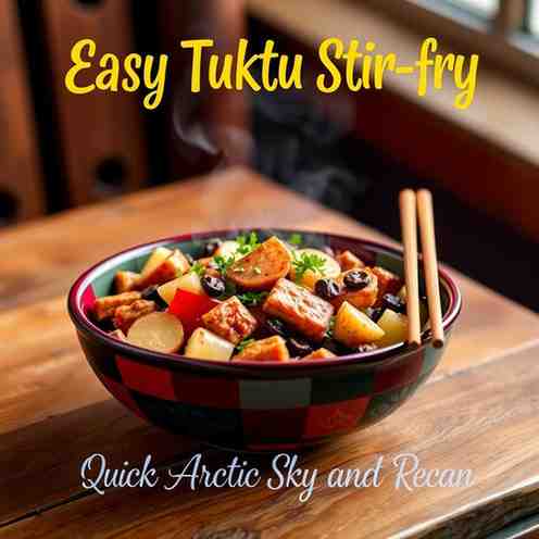 Easy Tuktu Stir-Fry - Quick Arctic Meat Recipe